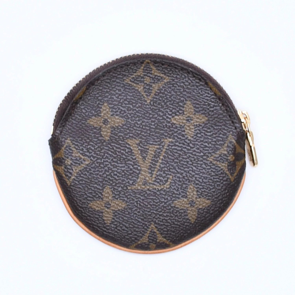 LOUIS VUITTON Portemonnaie Long coin case Wallet Monogram canvas brown accessory